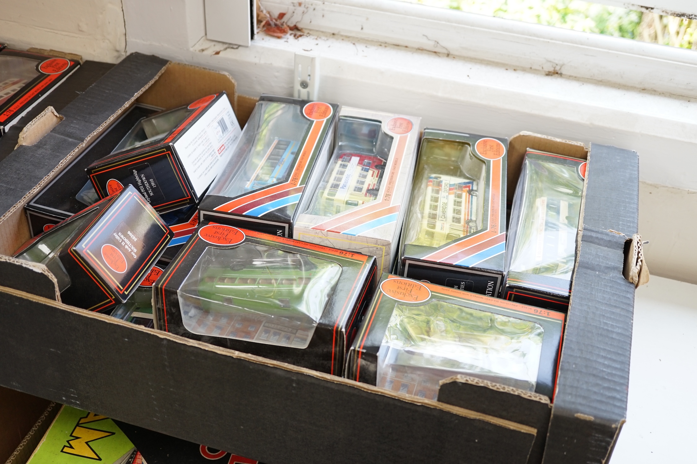 Thirty-five boxed EFE buses and coaches, etc. operators including; East Kent, Grey Cars, Brighton and Hove, Eastbourne, Southdown, etc.